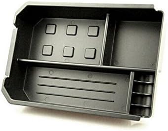 Quicka Car Center Console Armrest Box Glove Box Secondary Storage for 2012 2013 2014 Toyota NEW Rav-4 Rav4 (Black)
