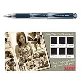 Uni-ball UM153S Impact Gel Rollerball 1.0mm Tip 0.8mm Line Black Ref 9006050 [Pack 12]