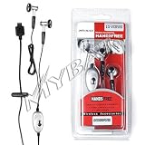 Pro Executive Black Silver Stereo Handsfree Headset Mic for LG Vu CU920 CU915, CE110, 8500 8550 Chocolate 1 2, 8700, Trax CU575, CU515, Shine CU720
