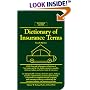 Dictionary of Insurance Terms