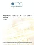 Review IDC  / Altor Networks Private Vendor Watchlist Profile