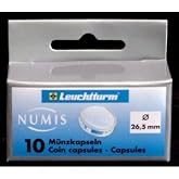 10 Lighthouse Coin Capsules for 26.5mm Coins (SAC, Pres, SBA)