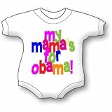 My Mama's for Obama Bright Baby Ultrasoft Onesie