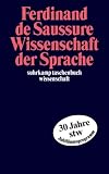 Produkt-Bild: Wissenschaft der Sprache: Neue Texte aus dem Nachla&szlig; (suhrkamp taschenbuch wissenschaft)
