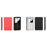 Griffin FlexGrip Silicone Case with Screen Protector 2-Pack for 160 GB iPod classic 6G (Black/Red and Clear/Black)