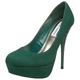 Steve Madden Women's Caryssa  Platform Pump,Green Suede,9.5 M US
