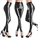 Fashion Punk Black High Waist Faux Leather Leggings
