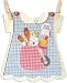 Sweet Chips Chipboard Folding Design: Little Girl Outfit Set