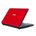 MSI Wind 10.2" Netbook Computer with 6-Cell Battery - Red (U123-002US)