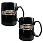 Anaheim Ducks NHL 2pc Black Ceramic Mug Set - Primary Logo