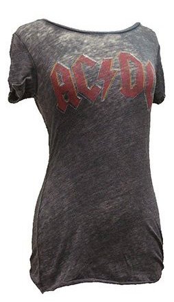Womens Vintage Wash AC/DC US TOUR 1980 T-Shirt Womens Vintage Wash AC/DC US TOUR 1980 T-Shirt
