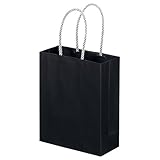 スーパーバッグ:ライナー手提袋　小　ヨコ165×タテ200×マチ幅75mm　黒　0998900100　1パック（10枚） 8171467