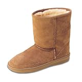 Childrens Short Sheepskin Pug Boot