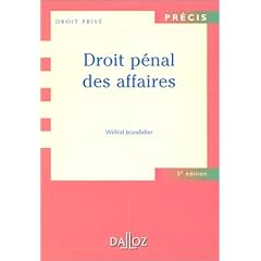 Droit p�nal des affaires