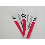 SYMA Replacement Set of Main Rotor Blades for S107 Red Part S107-02