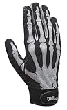 Wilson Youth Bones Receiver Glove (Black/Grey)