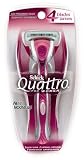 Schick Quattro for Women High Performance Razor, Packaging May Vary, 1 Razor