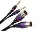 Video Games : Monster Cable M DJ-CMX-4M Monster DJ Cables 4 meter pair XLR Male to TRS
