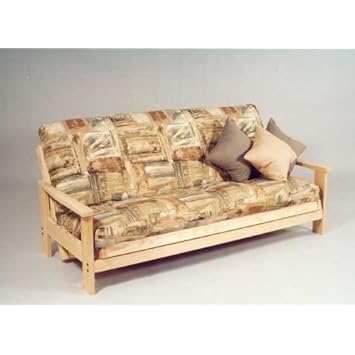 Adirondack Futon Frame w/ 9inch Premium Futon Mattress - Full Size