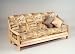Adirondack Futon Frame w 9inch Premium Futon Mattress - Full Size