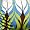Green/Blue/Brown/White Print