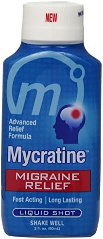 Mycratine Migraine Pain Relief Advanced Formula, 2 Fl Oz (Pack of 12)