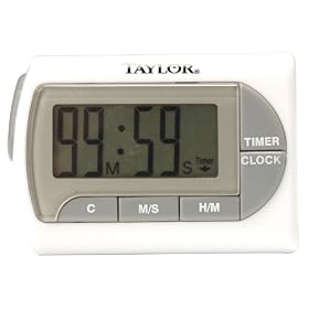 Taylor Digital Double-Time Timer with Clock by Clocks