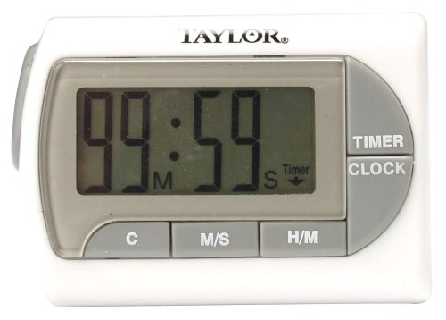 Taylor Digital Double-Time Timer with Clock
