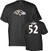 Ray Lewis Reebok Name and Number Baltimore Ravens T-Shirt - X-Large