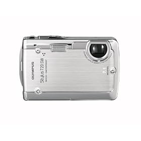 Olympus Stylus 720SW 7.1MP Ultra Slim Digital Camera with 3x Optical Zoom (Silver)