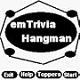 "emTriviaHangman" for Palm