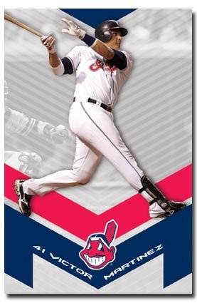 Cleveland Indians Baseball Victor Martinez Poster 4498