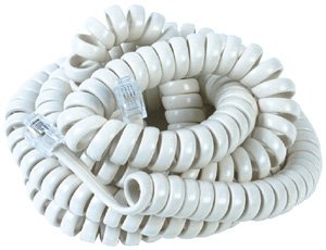 RCA TP280W 12 Foot Handset Coil Cord (White)