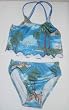 Girls 2 PC Swimsuit Blue Cruisin'