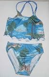 Girls 2 PC Swimsuit Blue Cruisin'