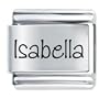 Name Isabella Italian Charms