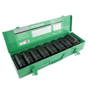 Hitachi 728570 8-Piece 3 4-Inch Deep Impact Socket Set by 