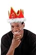 King For A Day Costume Crown. Fun for Holiday Hat and Special Celebrations!