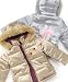 Apparel : Hannah Montana Little Girl Short Faux-Fur Trim Parka