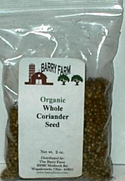 Coriander Seed, Whole, 2 oz. by Coriander Seeds