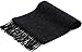 ANDORRA Super Soft Luxurious 100% Winter Cashmere Scarf with Gift Box,Black