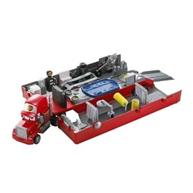 Disney Pixar CARS Movie Toy EXCLUSIVE Mack Truck Playset with Die Cast Lightning McQueen by