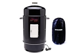 Brinkmann 810-7080-7 Gourmet Electric Smoker and Grill with Vinyl Cover, Black