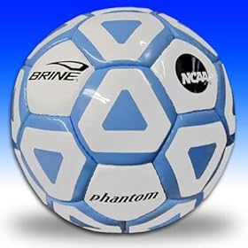 BRINE BC145 CAROLINA/WHITE SIZE 5 PHANTOM SOCCERBALL NFHS/NCAA