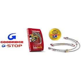 Goodridge Stainless Steel Brake Line Kit for 69-77 Volkswagen BEETLE;4 Line;Standard w/ Front Disc and IRS Trans