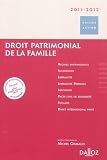 Droit patrimonial de la famille