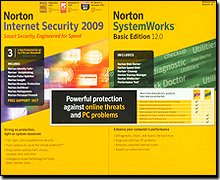 Norton Internet Security 2009 3 User with Norton SystemWorks Basic Edition 12.0