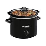 Crock Pot SCR200-B 2-Quart Round Slow Cooker Black