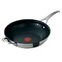 Tefal Jamie Oliver Stainless Steel Stirfry Pan, 30 cm, with Helper Handle