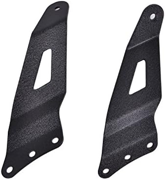 Ohmu 1999-2006 GMC Sierra Chevrolet Silverado 1500 2500HD 3500HD Pick Up Upper Windshield Mounting Brackets Kits for 50 Inch Curved Led Work Light Bar Chevy Truck Suv Lighting